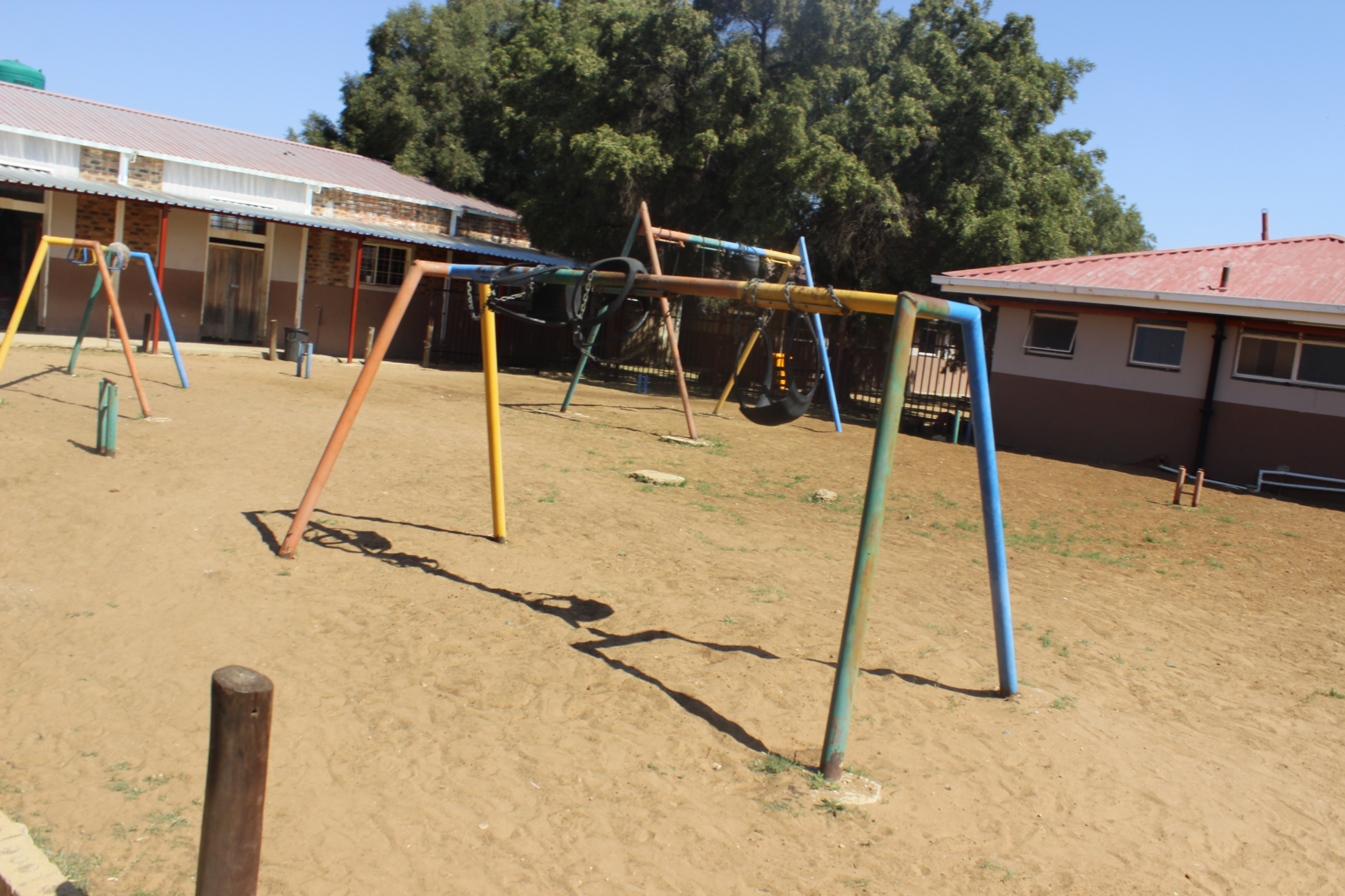 Kids outdoor playground photo